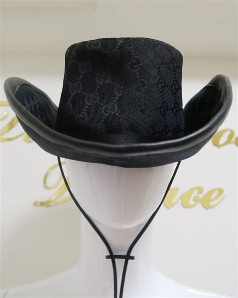 gucci hat navy|cowboy hat from gucci.